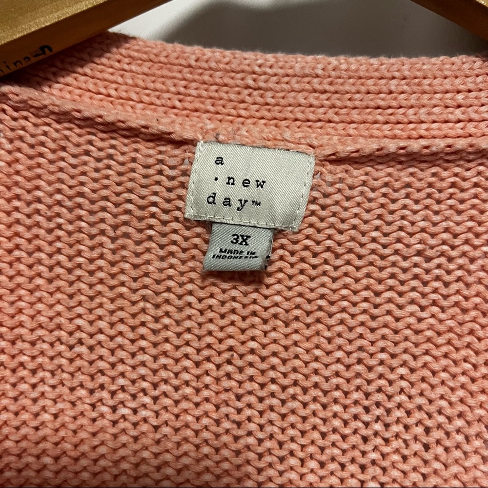 Women’s Target A New Day Knit Button Sweater Size 3X - Picture 4 of 5
